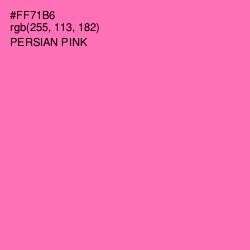 #FF71B6 - Persian Pink Color Image
